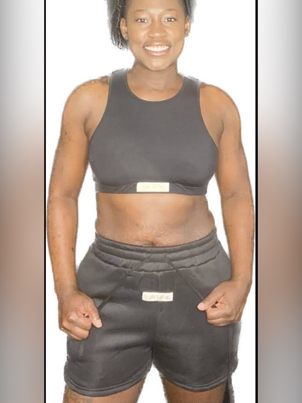 Two Piece Short Lounge Set